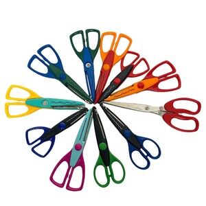 Lot of Decorative Paper Edgers Scrapbooking Scissors Craft Tools Set for DIY